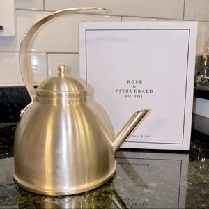 Rose & Fitzgerald Brushed Gold Kettle
